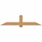 Ekena Millwork Eugene Smooth Timber Gable Bracket, Western Red Cedar, 72"W x 18"H x 5 1/2"D x 5 1/2"F, 6/12 Pitch GBW072X18X0606EUG00SWR - alternate 1